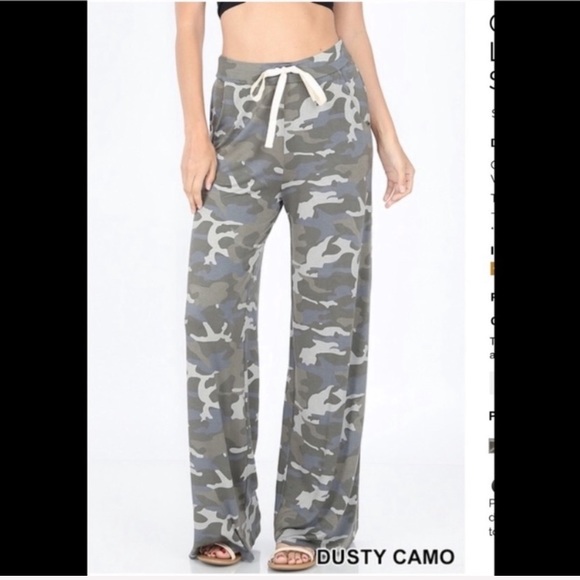 camo comfy pants